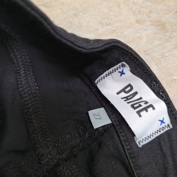 Paige Jeans Womens Size 27‎ Verdugo Ankle Skinny Black Overdye Mid Rise - Picture 13 of 16